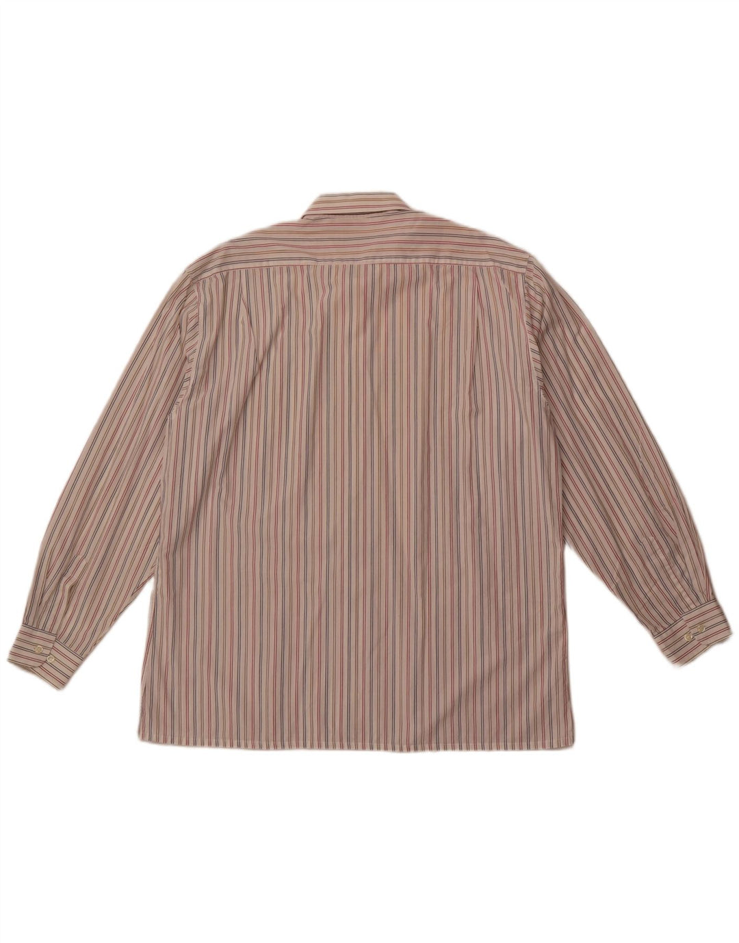 Camicia da uomo CACHAREL taglia 43 XL gessato bianco sporco