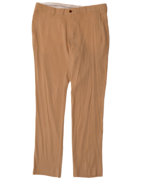 Pantaloni chino slim da uomo Guess By Marciano IT 54 2XL W38 L36 Lino beige