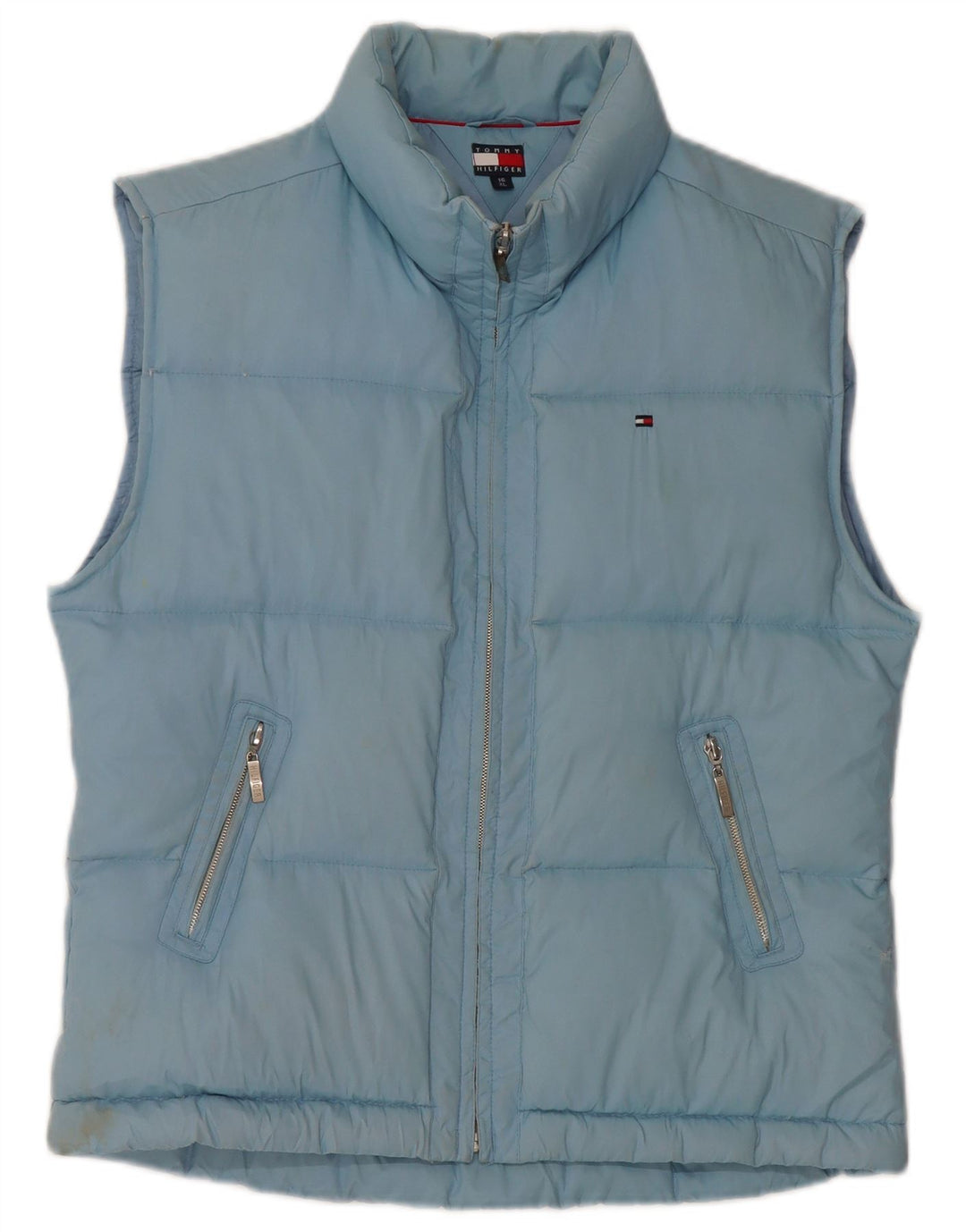 TOMMY HILFIGER Gilet imbottito per ragazzi 15-16 anni XL Nylon blu