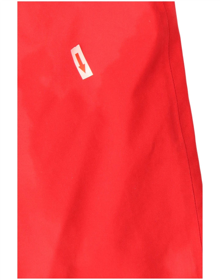 Giacca impermeabile oversize da donna Joules UK 16 grande poliestere rosso