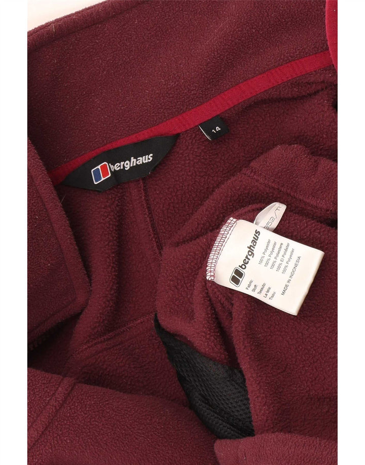 Giacca in pile da donna Berghaus UK 14 Large Bordeaux Poliestere