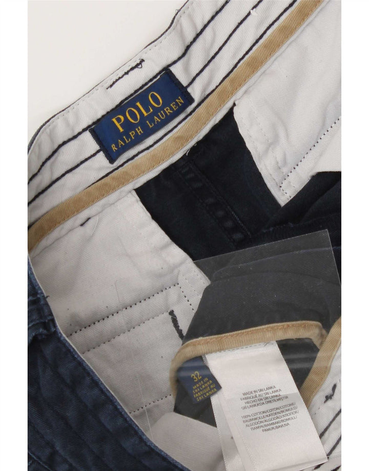 Pantaloncini cargo da uomo Ralph Lauren W32 cotone blu navy medio