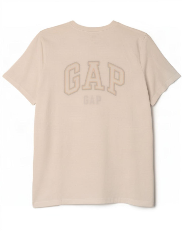 Gap - T-shirt grafica classica da uomo, grande, in cotone bianco
