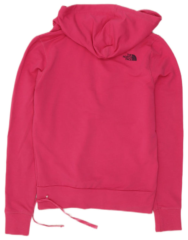 Felpa con cappuccio da donna The North Face UK 6 XS cotone rosa