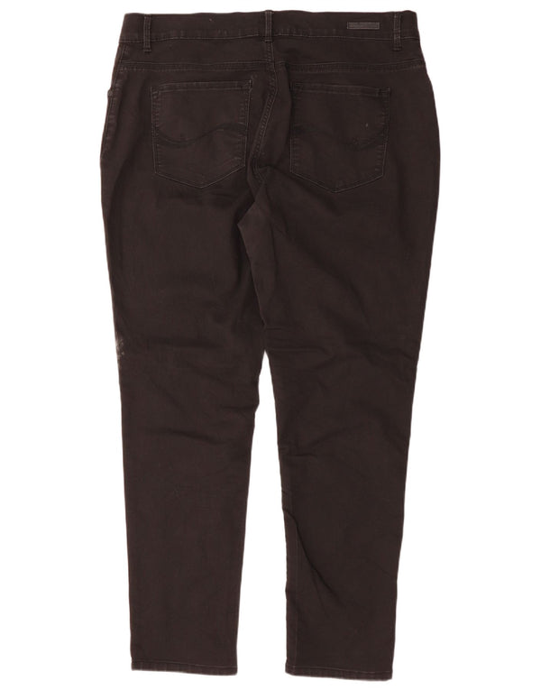 Jeans slim da donna Lee Easy Fit US 18 2XL W36 L30 cotone nero