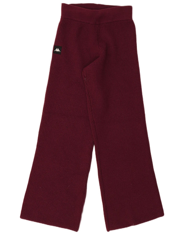 Pantaloni da tuta da donna Kappa UK 14 Large Borgogna Colorblock