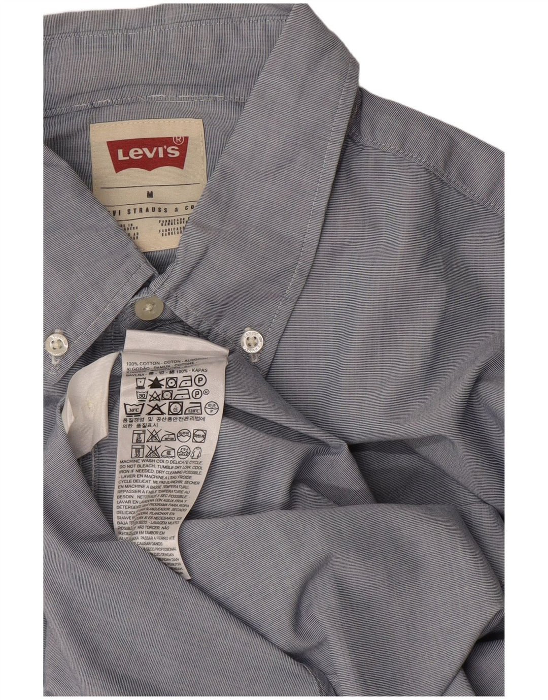 Camicia Uomo LEVI'S Blu Medio Cotone