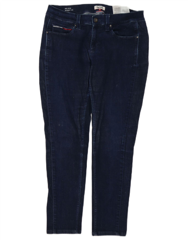 TOMMY HILFIGER Jeans skinny da donna US 7/8 medi W32 L27 Blu navy