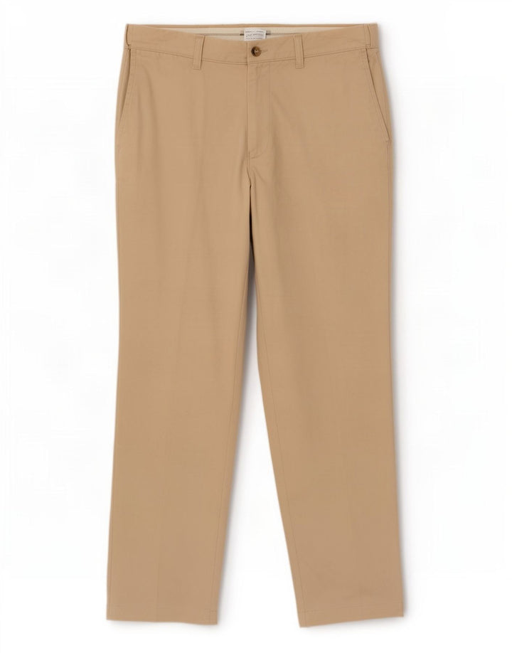 Pantaloni chino regolari da uomo Marks & Spencer W34 L31 cotone beige