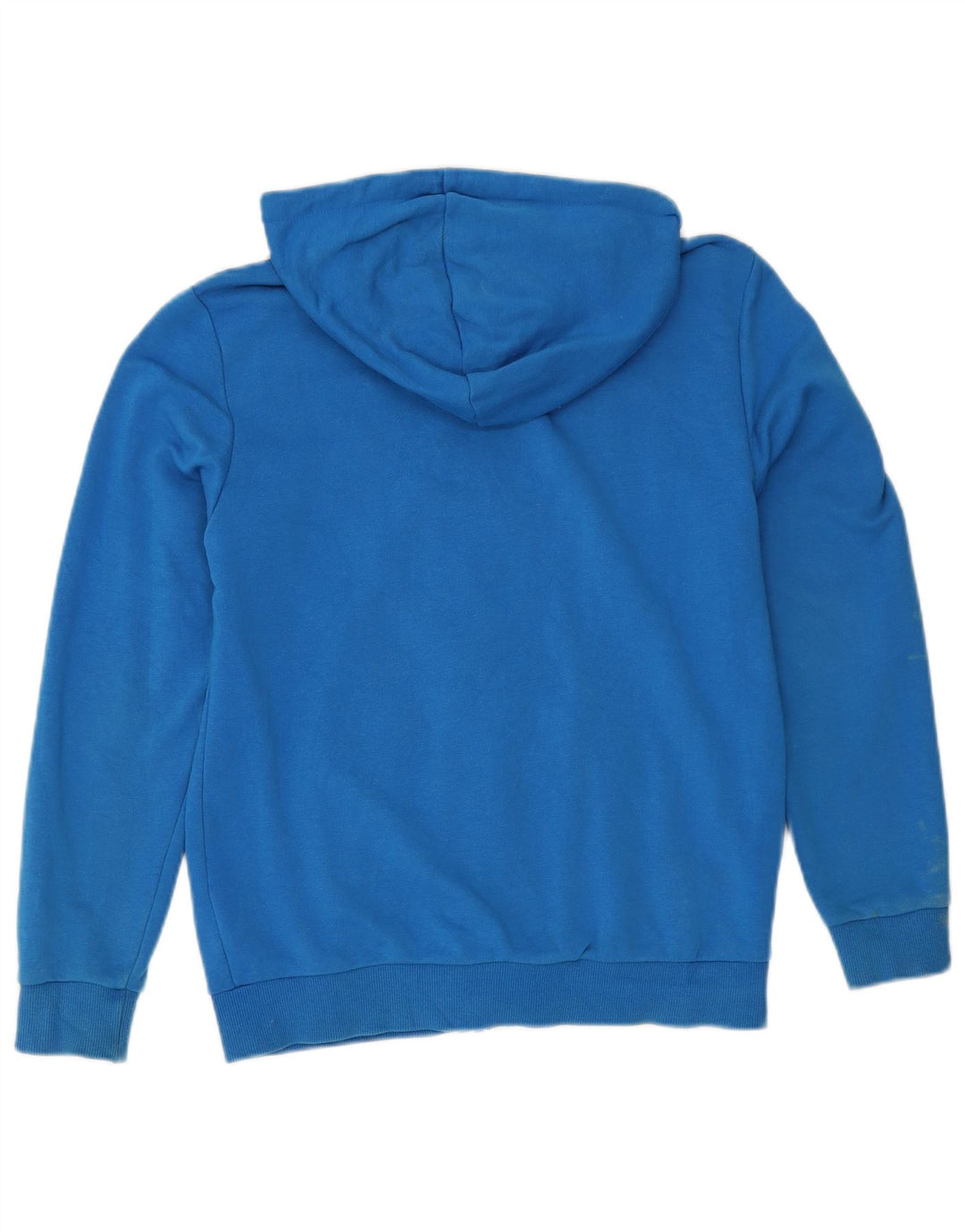 Maglione con cappuccio e zip da uomo Puma piccolo in cotone blu