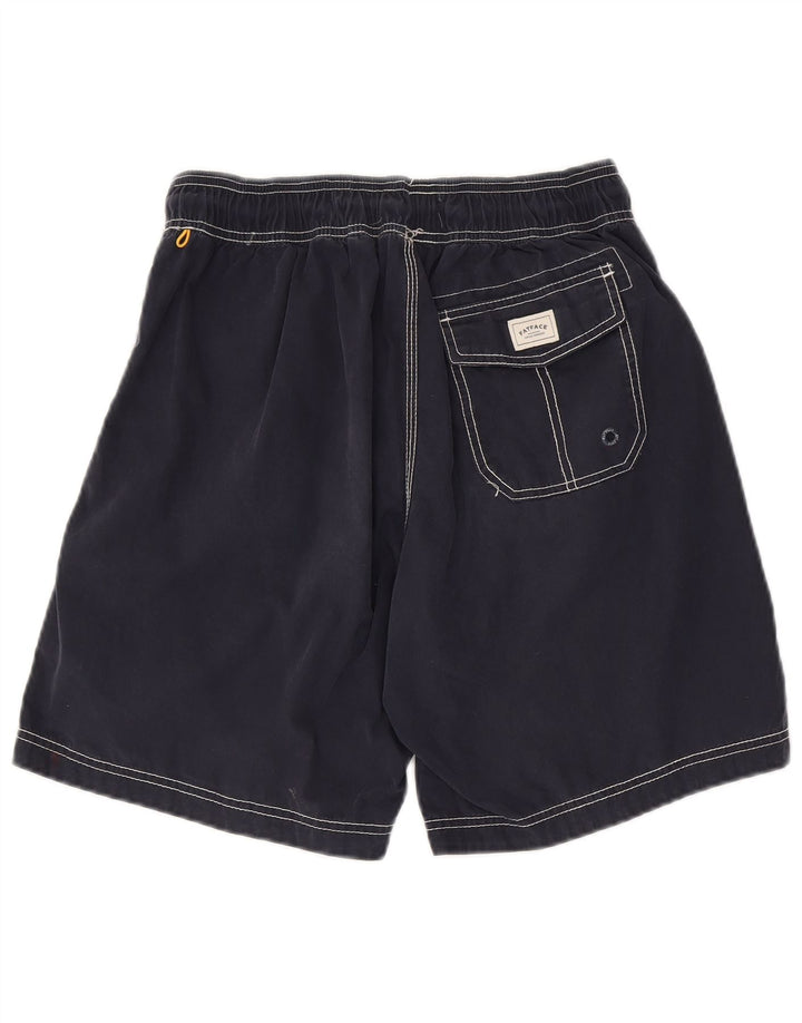 Pantaloncini da bagno da uomo Fat Face medio cotone blu navy