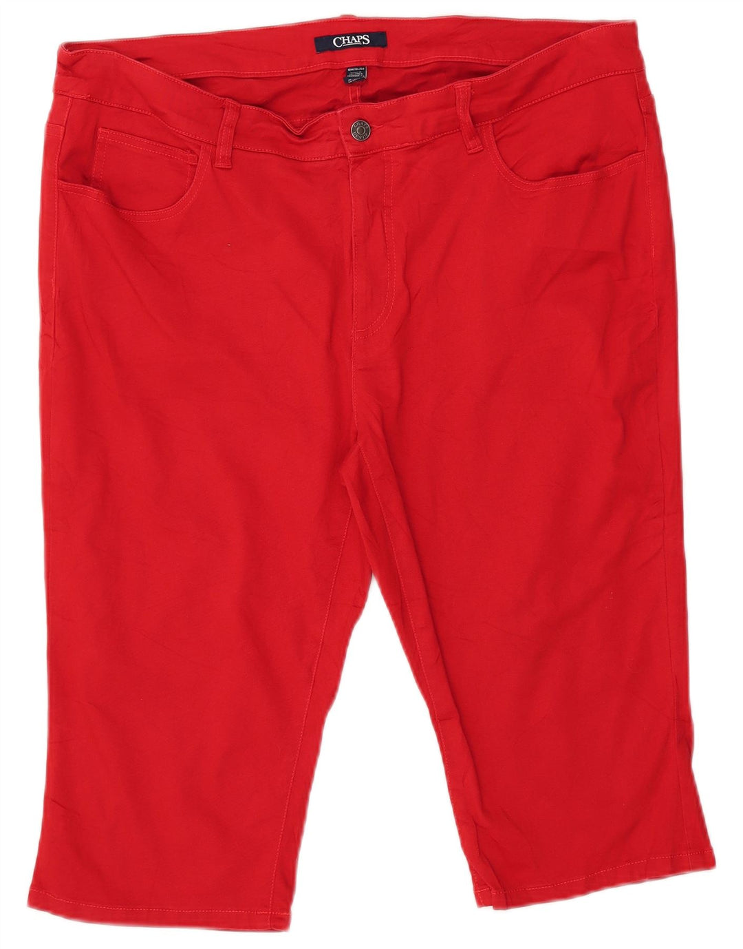 Bermuda da donna CHAPS US 18 2XL W38 cotone rosso