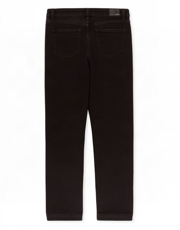Marks & Spencer Donna The Sophia Straight Jeans UK 16 Large W32 L29 Nero