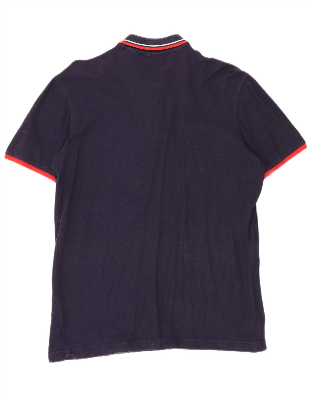 Polo da uomo FILA in cotone medio blu navy
