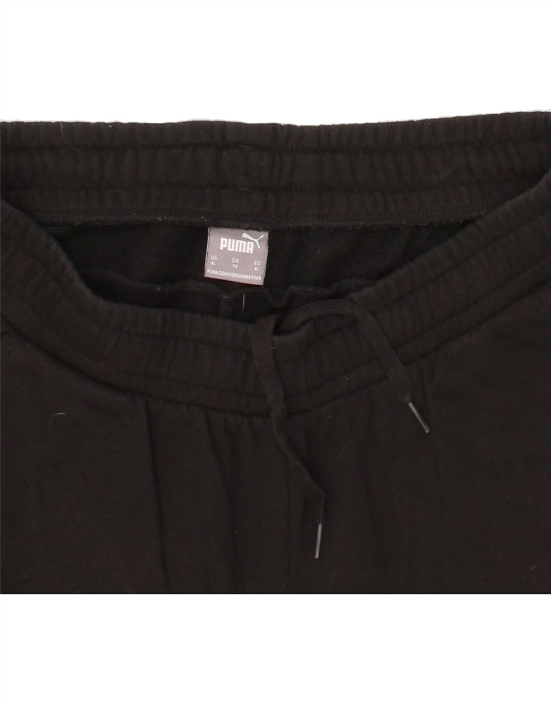 PUMA Mens Sport Shorts XL Black Vintage Puma and Second-Hand Puma from Messina Hembry 