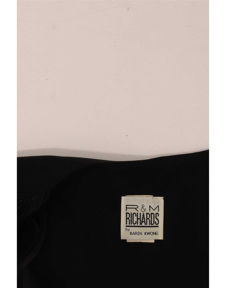 Giacca Bolero da donna R&M Richards UK 14 Medium Black Rayon