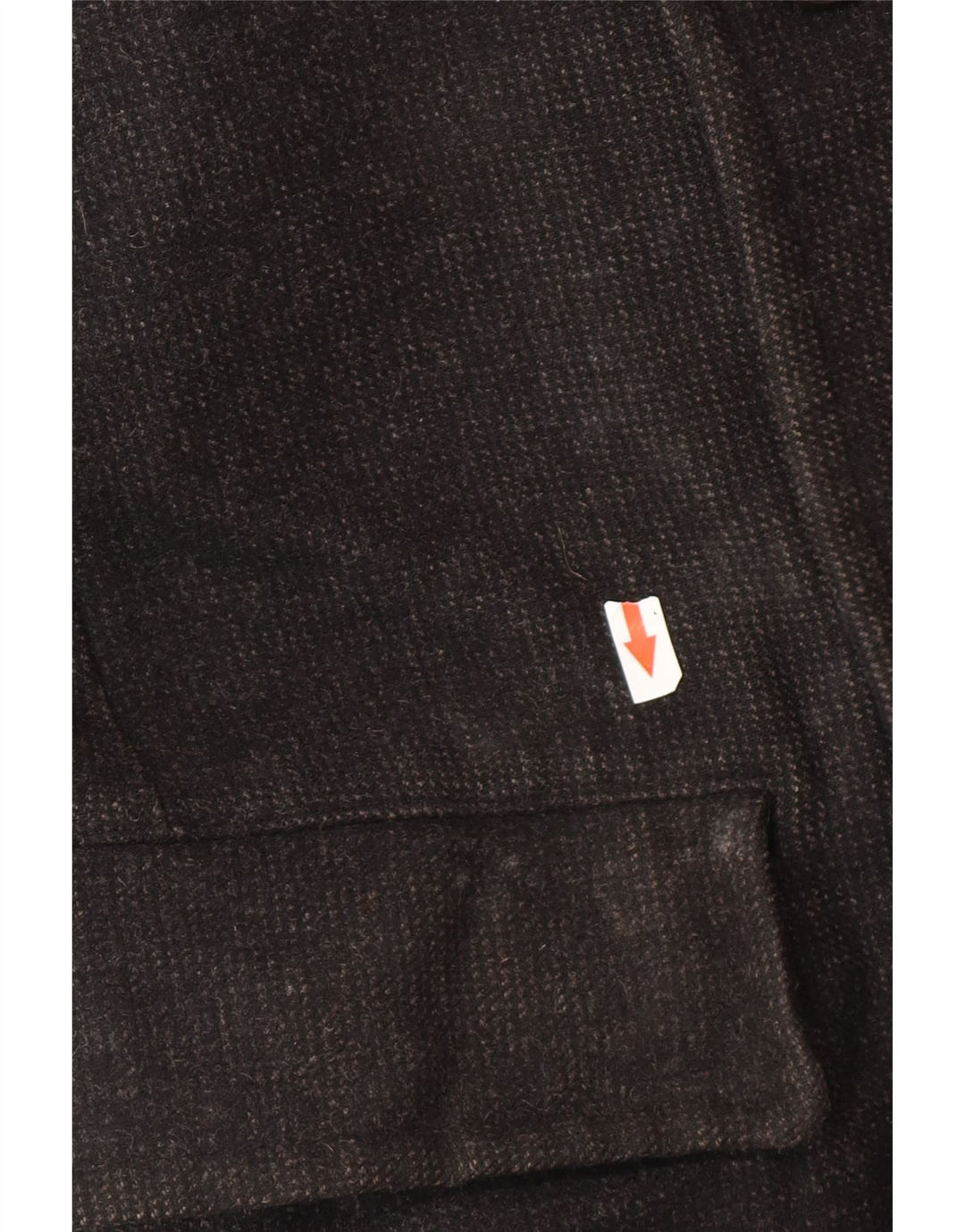 Cappotto da marinaio da uomo Marks & Spencer UK 38 lana nera media