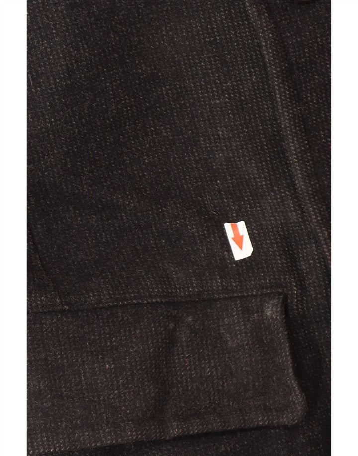 Cappotto da marinaio da uomo Marks & Spencer UK 38 lana nera media