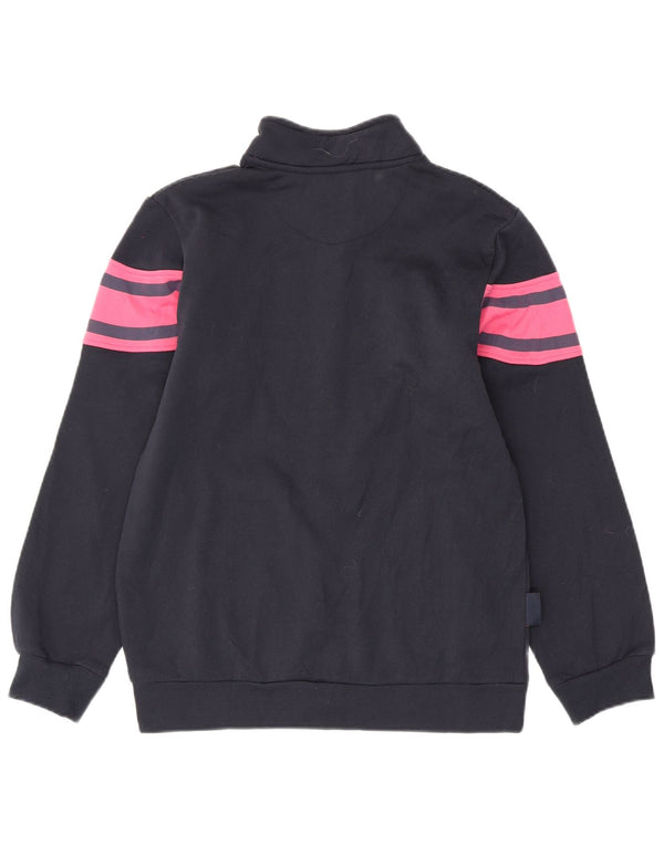 AUSTRALIAN L'ALPINA Giacca da tuta da donna UK 16 Large Blu Navy