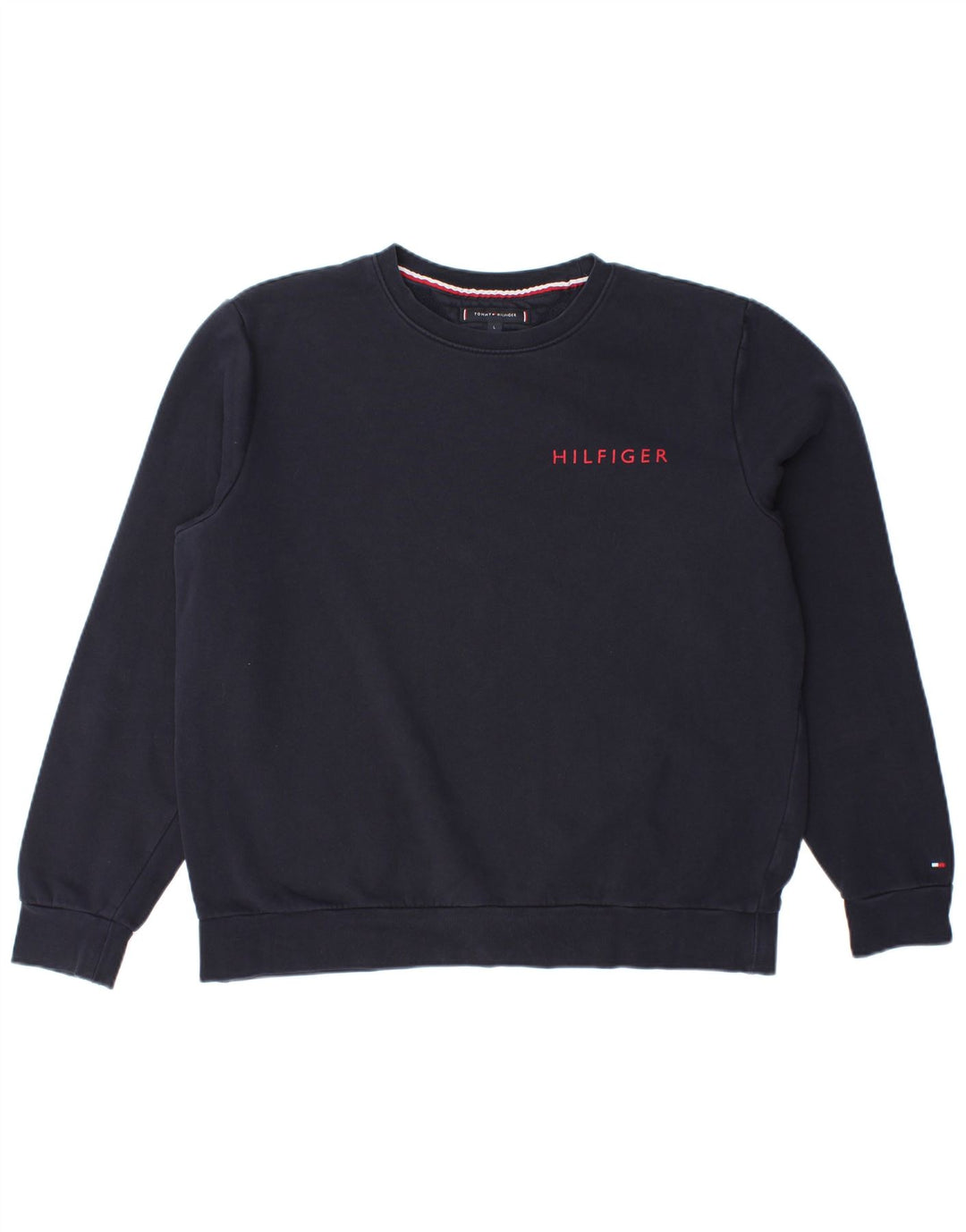 Tommy Hilfiger Uomo Felpa Maglione Grande Blu Navy