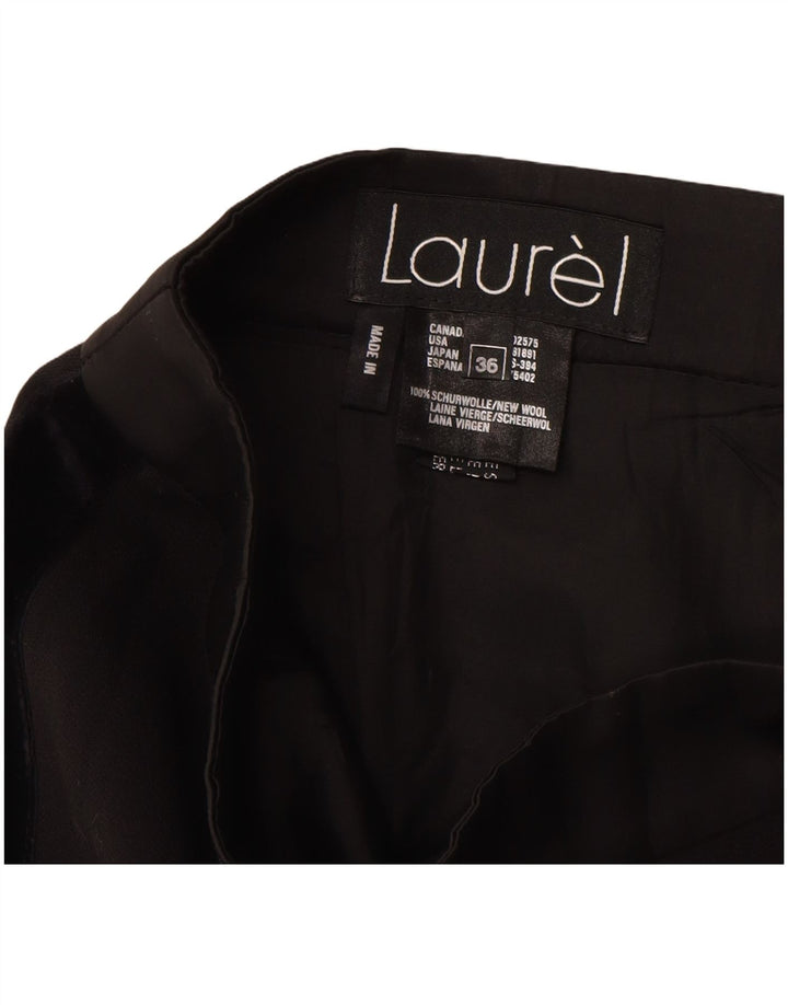 Gonna a tubino da donna Laurel EU 36 piccola W26 lana vergine nera