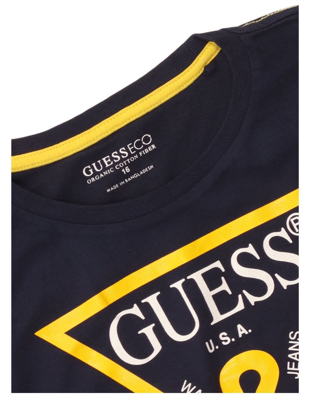 T-shirt grafica da ragazzo Guess 15-16 anni Blu navy