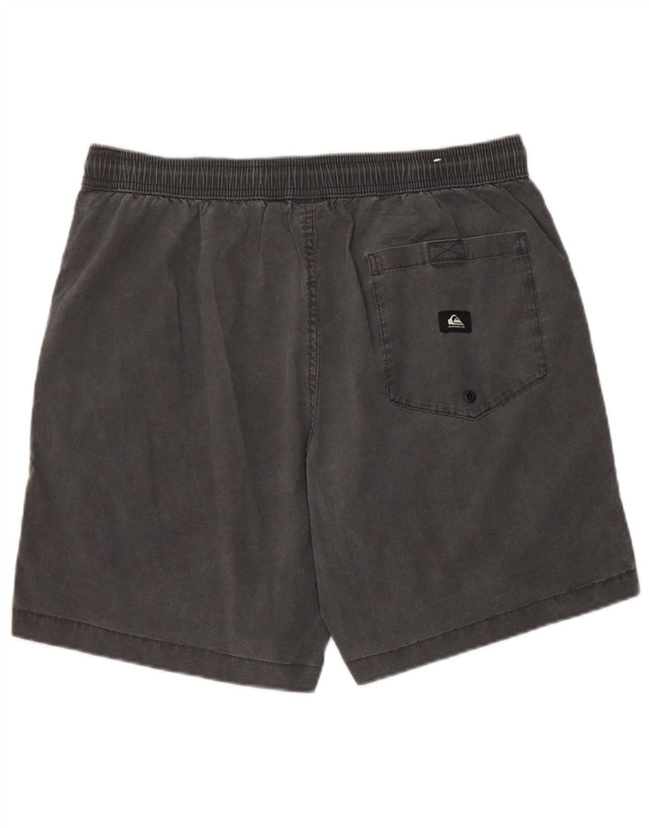 Pantaloncini Quiksilver da uomo medi W32 in cotone grigio