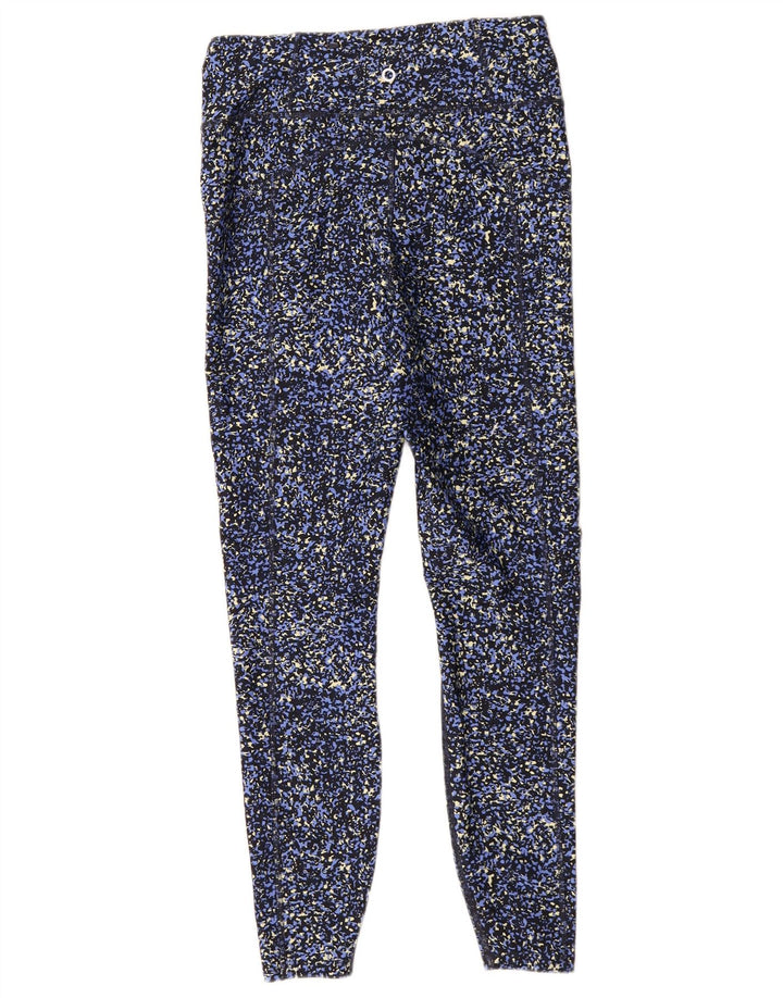 Leggings da donna Marks & Spencer UK 10 Piccolo poliestere screziato blu