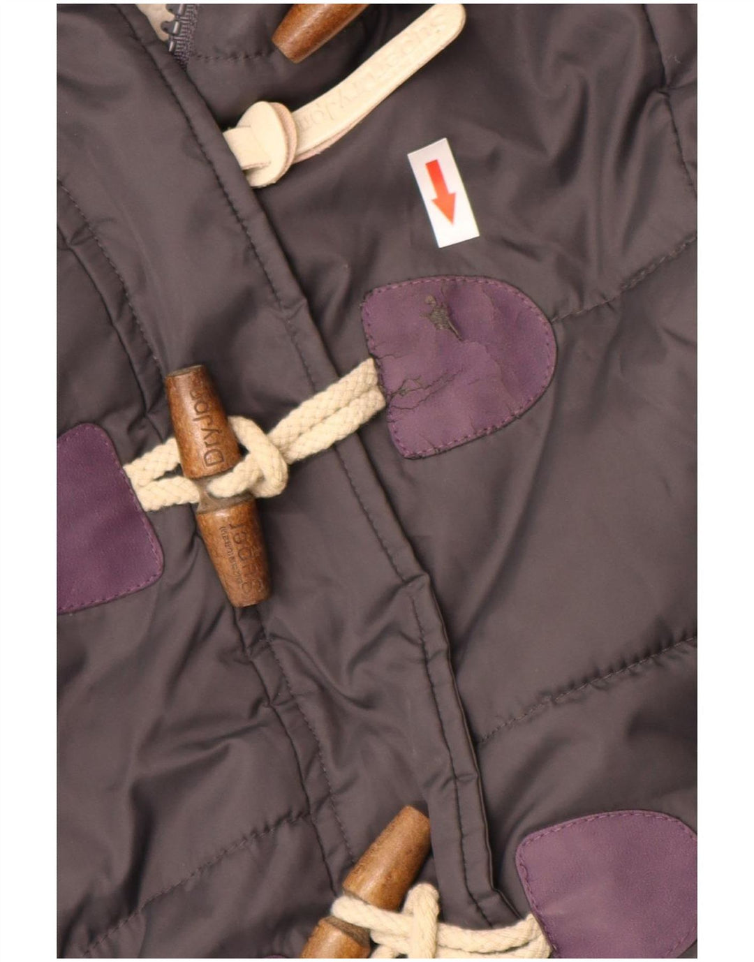 Cappotto imbottito in sherpa con cappuccio da uomo Superdry UK 10 piccolo poliestere grigio