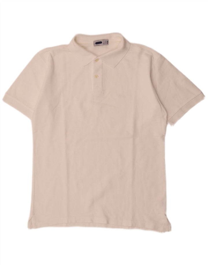 Polo Uomo Fila IT 48 Cotone Bianco Medio