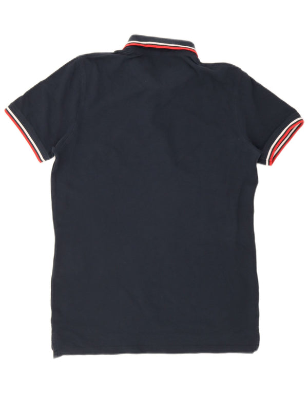 Polo da uomo Jack & Jones in cotone blu navy medio