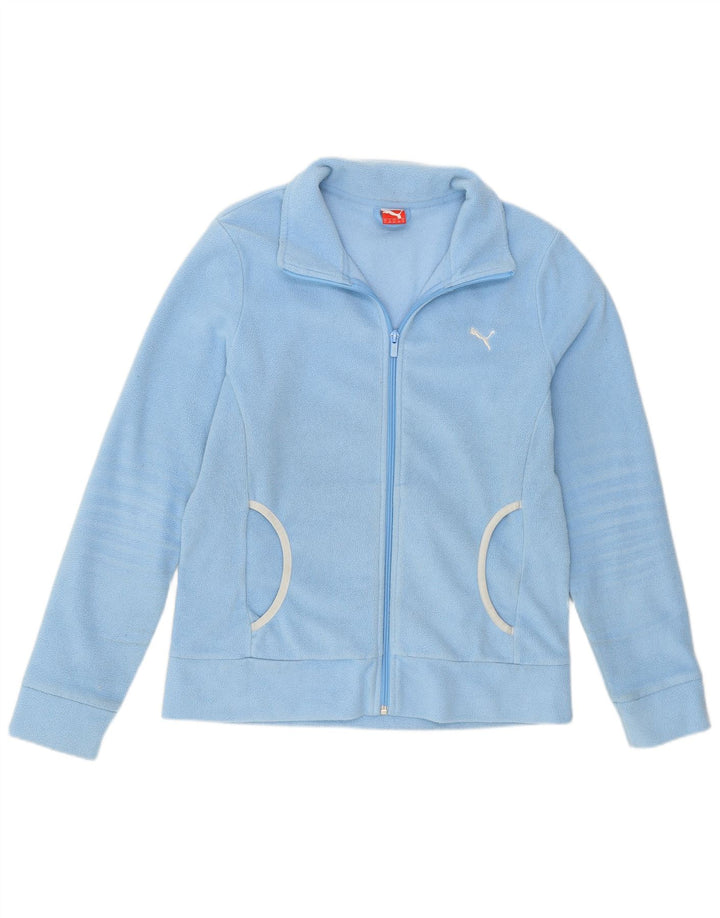 Giacca in pile da donna Puma UK 14 poliestere blu medio