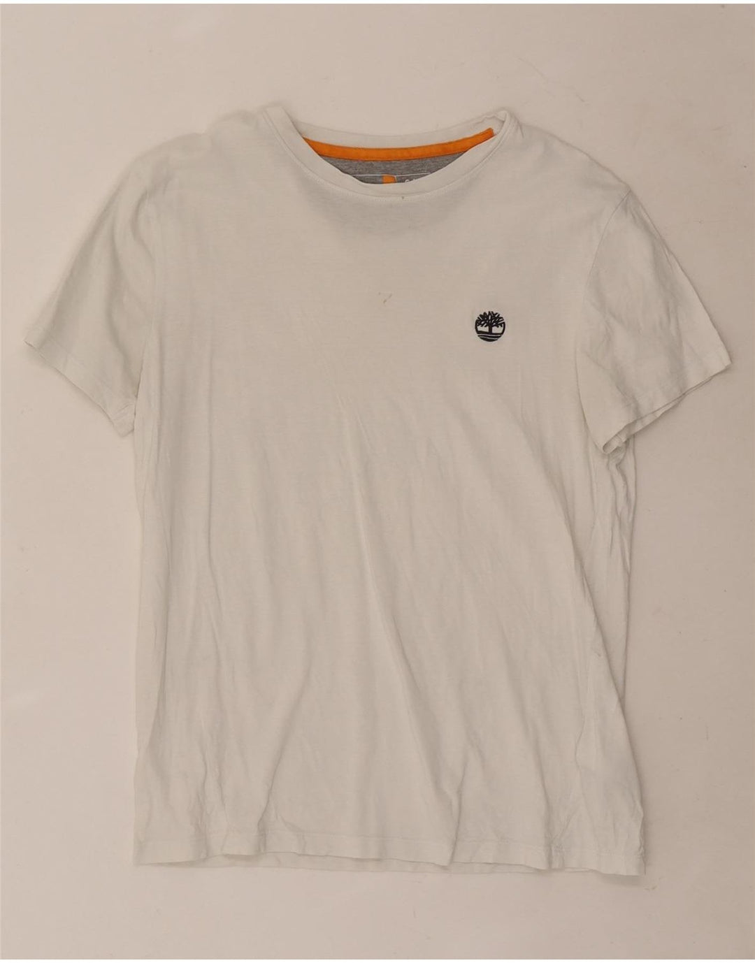 T-shirt da uomo slim fit Timberland Top piccola in cotone bianco