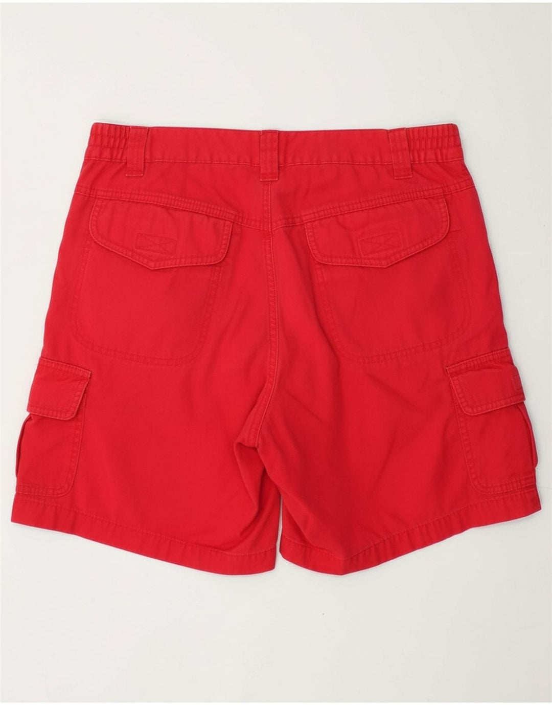 SLAM Mens Cargo Shorts Medium W32  Red Cotton