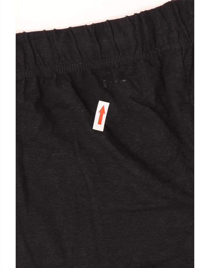 Pantaloncini sportivi da donna Topshop UK 10 piccoli poliestere nero