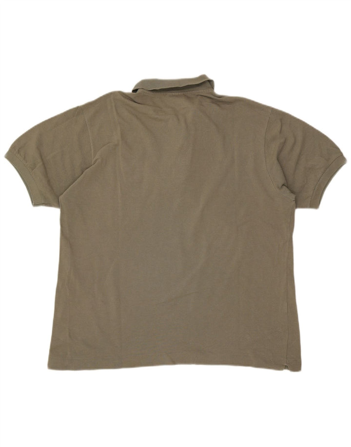 Polo da uomo Lacoste taglia 5 grande in cotone kaki
