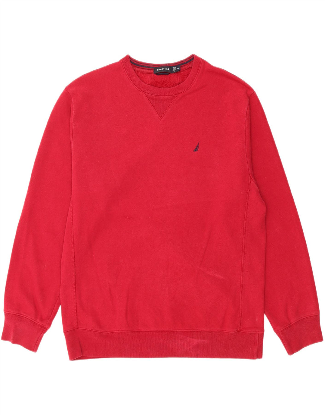 Felpa da uomo Nautica Jumper XL in cotone rosso