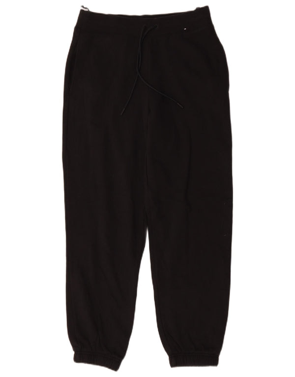 Marks & Spencer Womens Tracksuit Trousers Joggers UK 10 Small Black Cotton