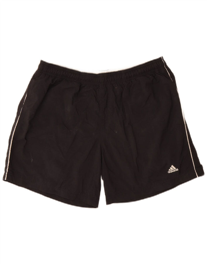 Pantaloncini da bagno da uomo Adidas Large neri in poliammide