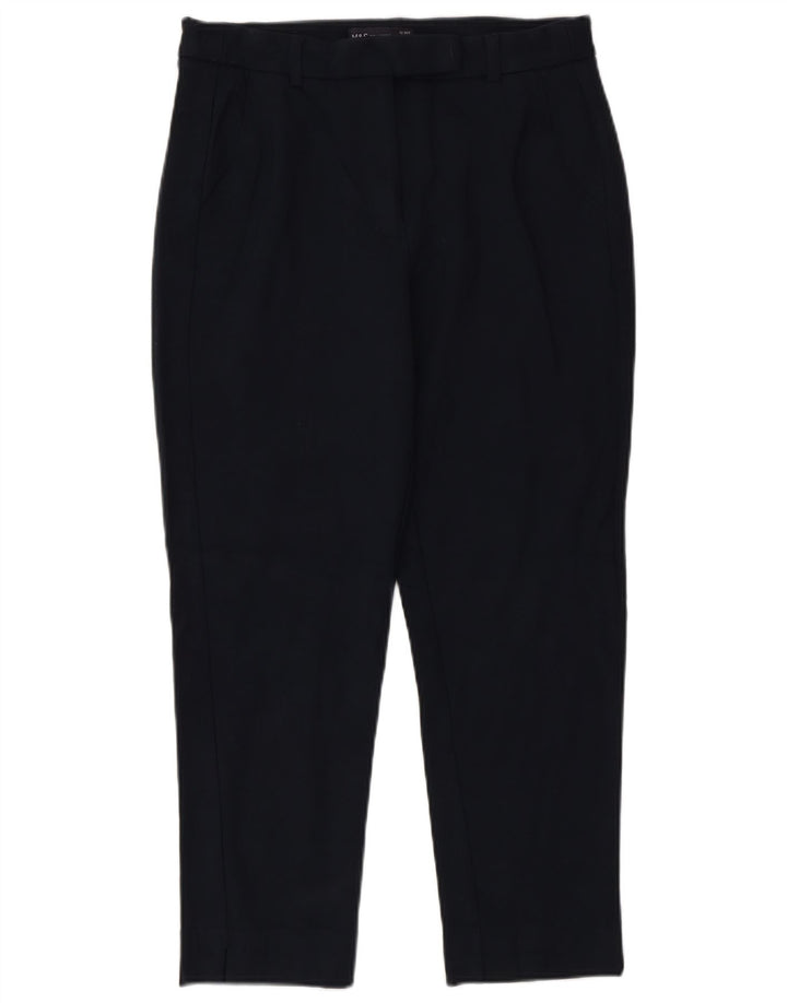Pantaloni corti da donna Marks & Spencer UK 12 medi W30 L25 Blu navy