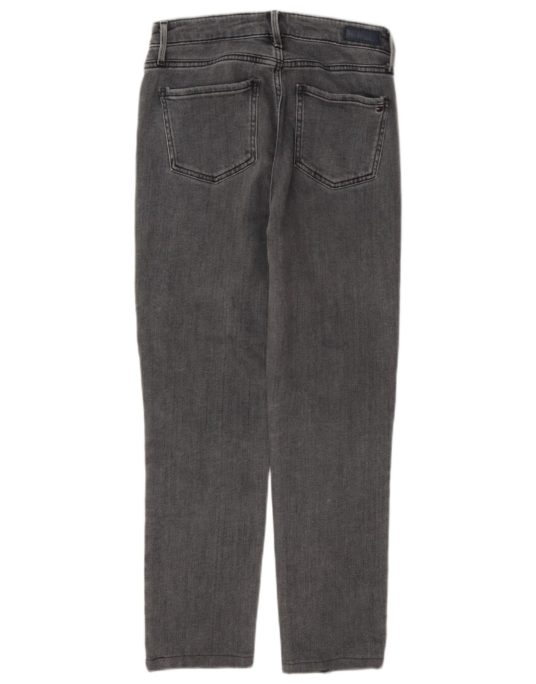 Jeans corti da donna Tommy Hilfiger W27 L25 cotone grigio
