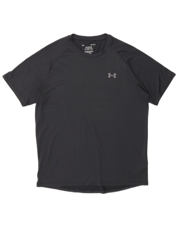 Maglietta Under Armour da uomo Heat Gear Top in poliestere nero medio