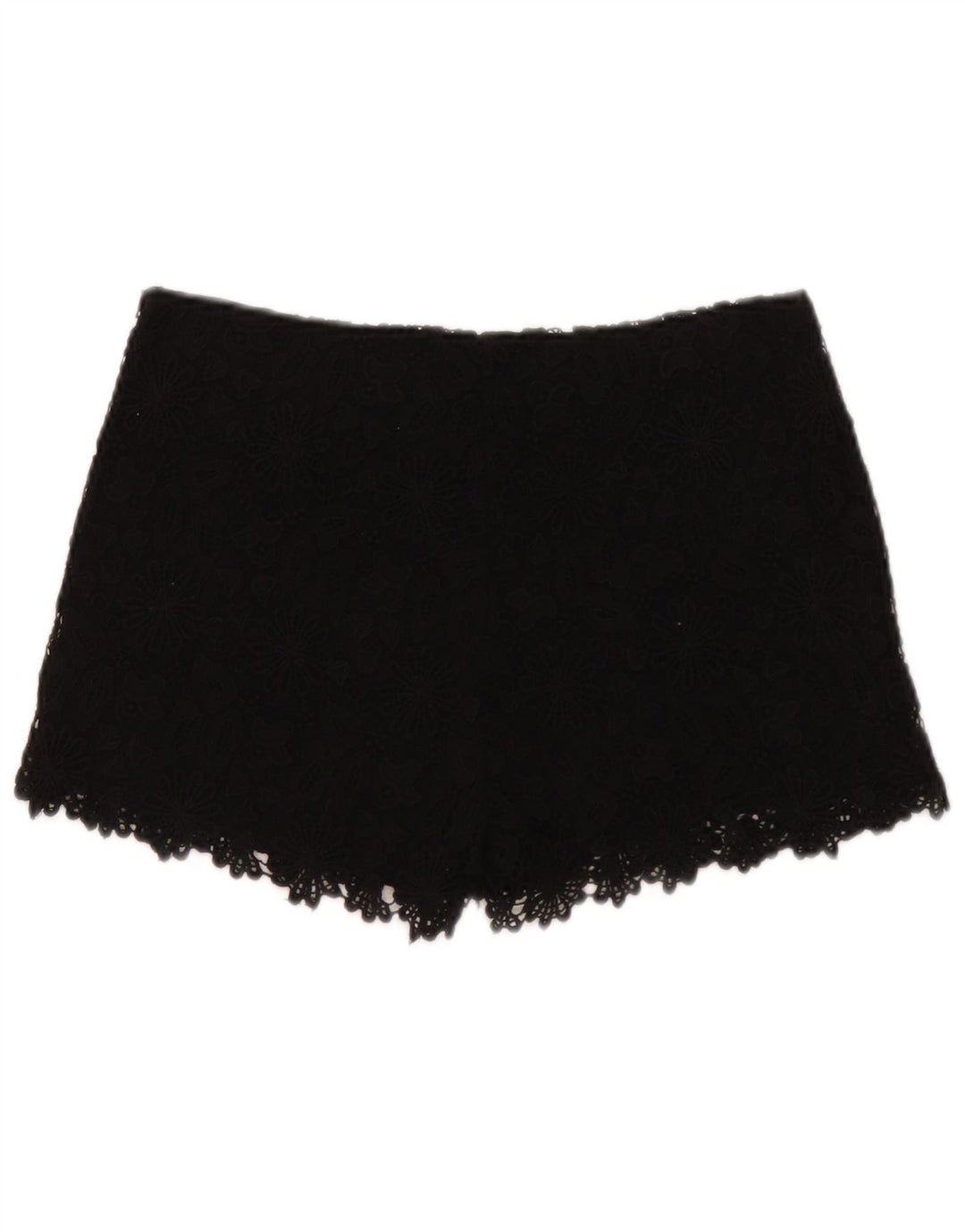 Pantaloncini casual da donna Zara piccoli W26 neri floreali