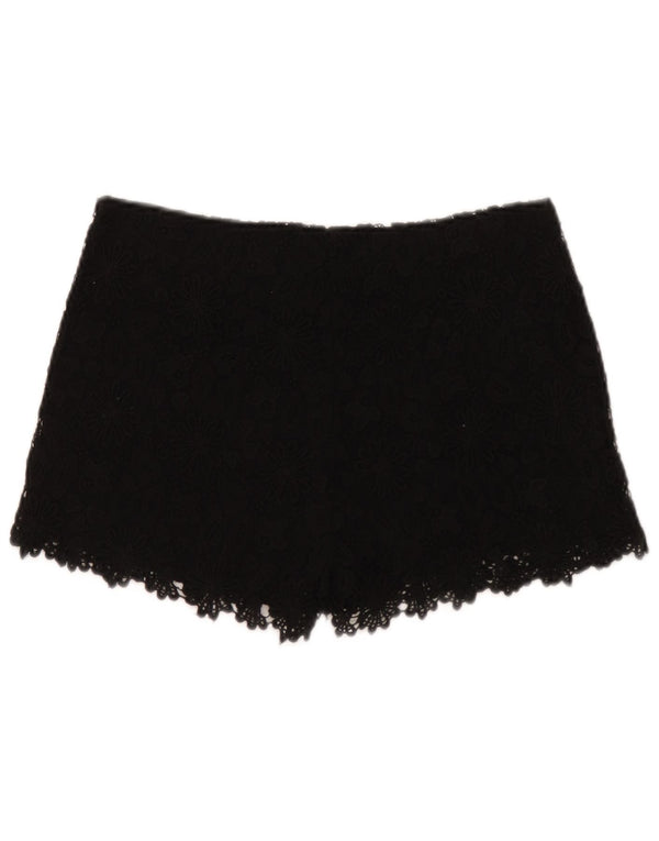 Pantaloncini casual da donna Zara piccoli W26 neri floreali