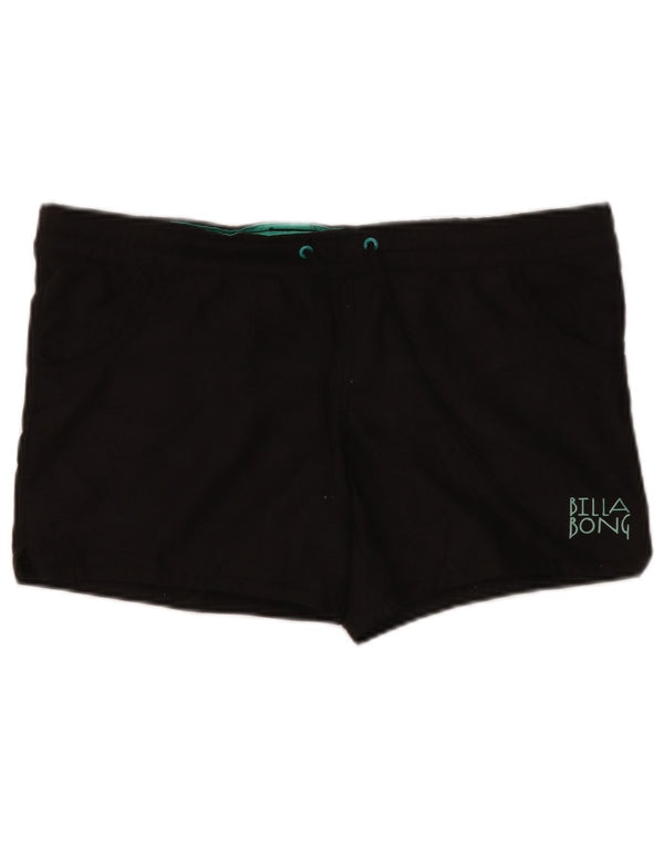 Pantaloncini da bagno grafici da donna Billabong US 10 Large Nero Poliestere