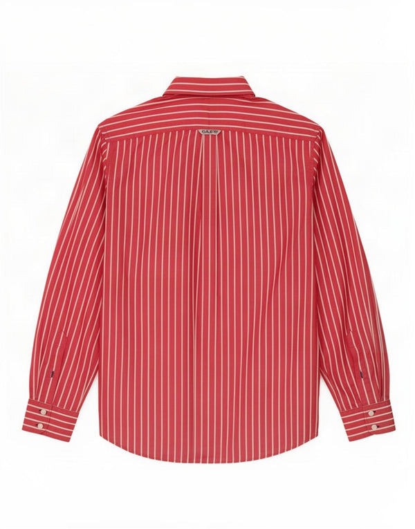 Crew Clothing Camicia da uomo su misura, grande gessato rosa