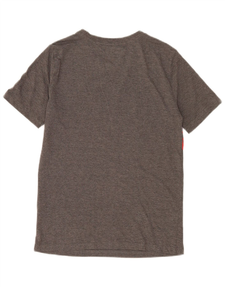 T-shirt grafica da ragazzo Puma 10-11 anni in cotone grigio medio