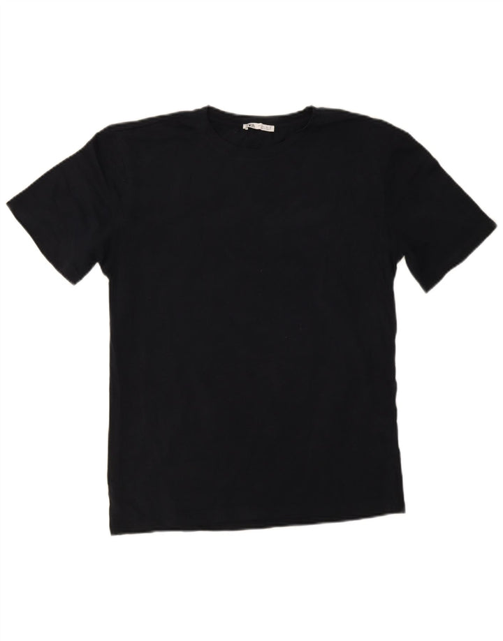 T-shirt Zara da uomo Top Large blu navy