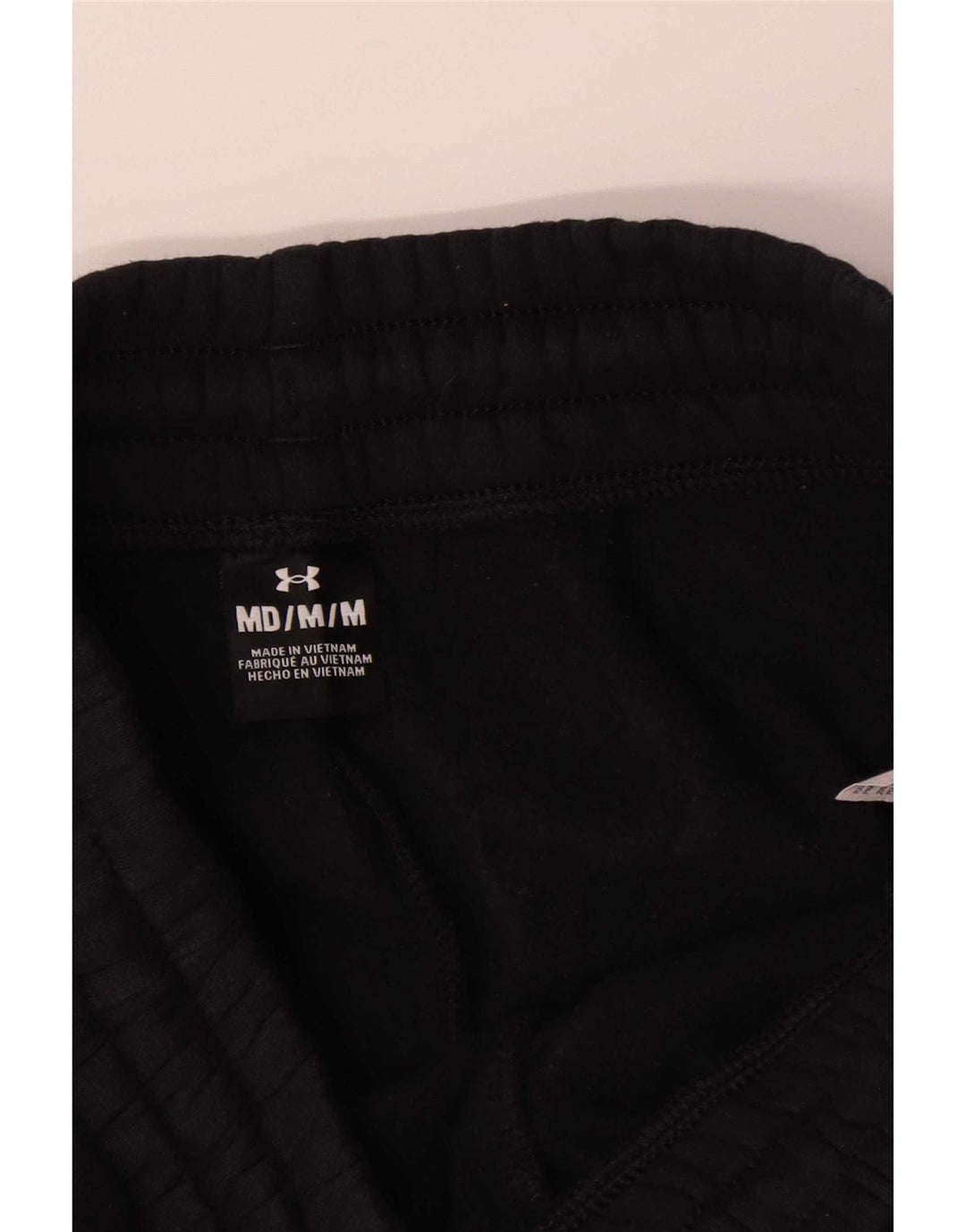 Pantaloni da tuta corti da uomo Under Armour da jogging in cotone nero medio