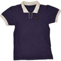 REFRIGIWEAR Boys Polo Shirt 13-14 Years Navy Blue Cotton | Vintage Refrigiwear | Thrift | Second-Hand Refrigiwear | Used Clothing | Messina Hembry 